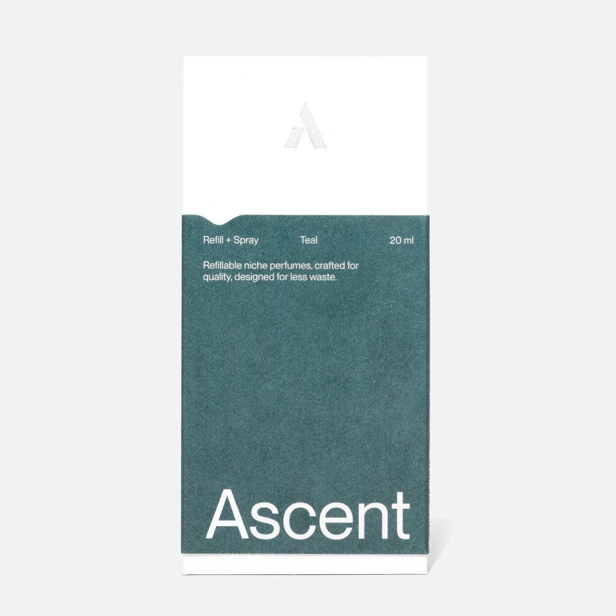 Ascent Refill Extrait de parfum rechargeable 20 ml — Ascent — Teal — packshot, coffret 3 | Appart 17 Bruxelles