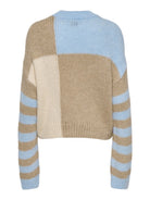 JDYKILIAN Pull color block à manches rayées — JDY — Cashmere Blue — packshot de dos 7 | Appart 17 Bruxelles