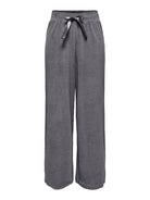 JDYVIDA Pantalon jogging en velours — Gris foncé chiné