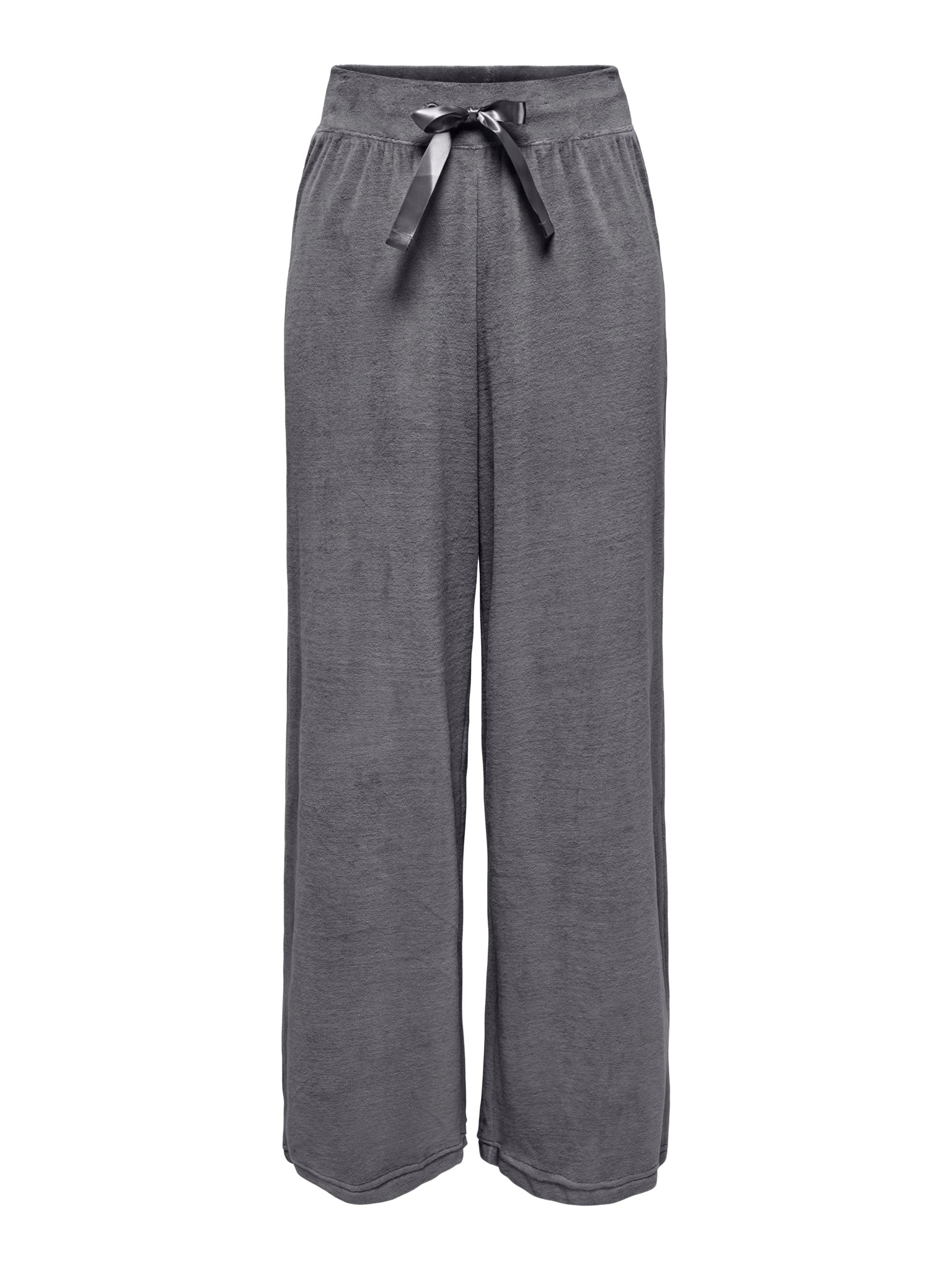 JDYVIDA Pantalon jogging en velours — Gris foncé chiné