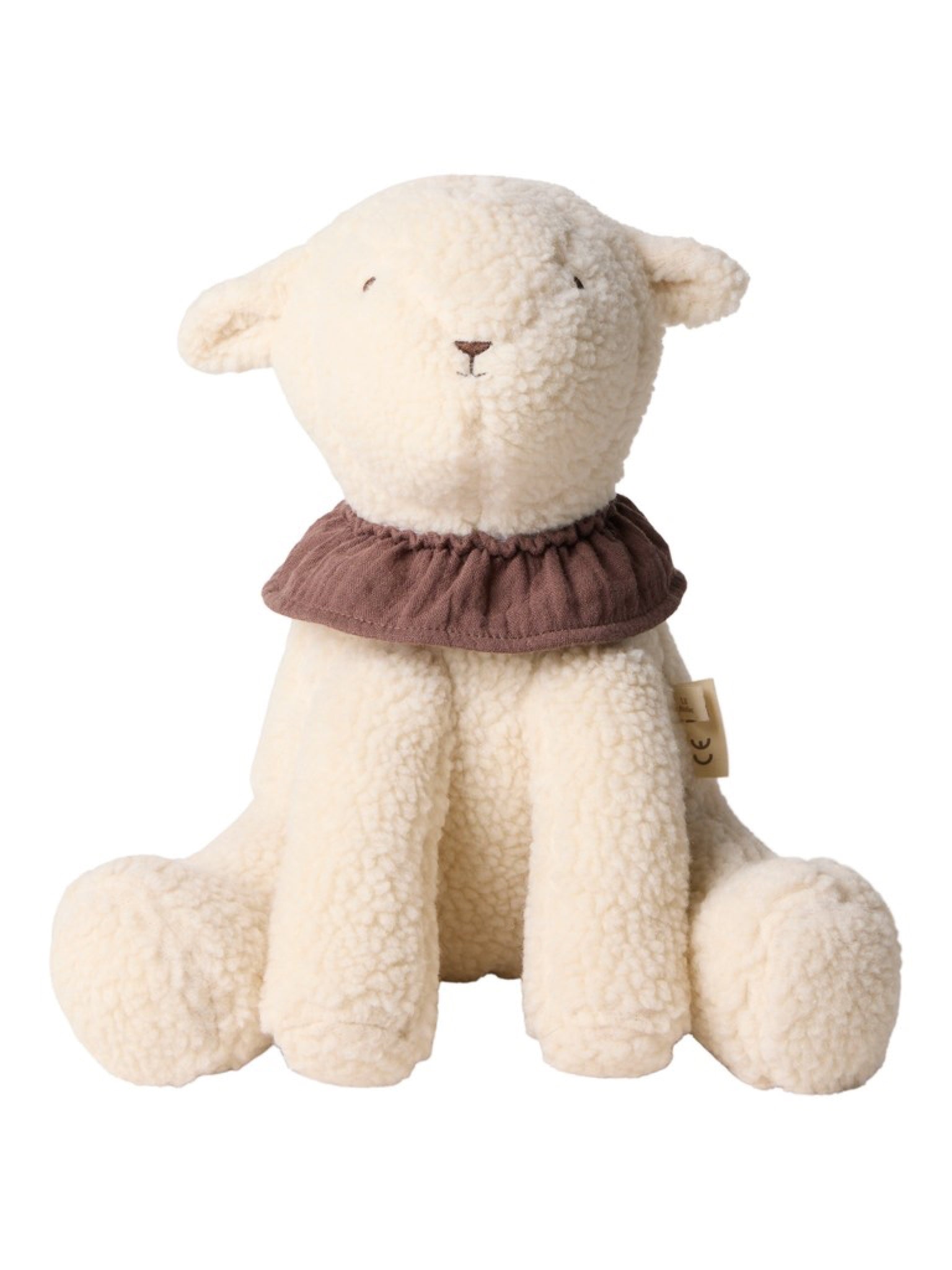 NBNNOA Doudou mouton en sherpa — Lil' Atelier — Turtledove — vue de face | Appart 17 Bruxelles