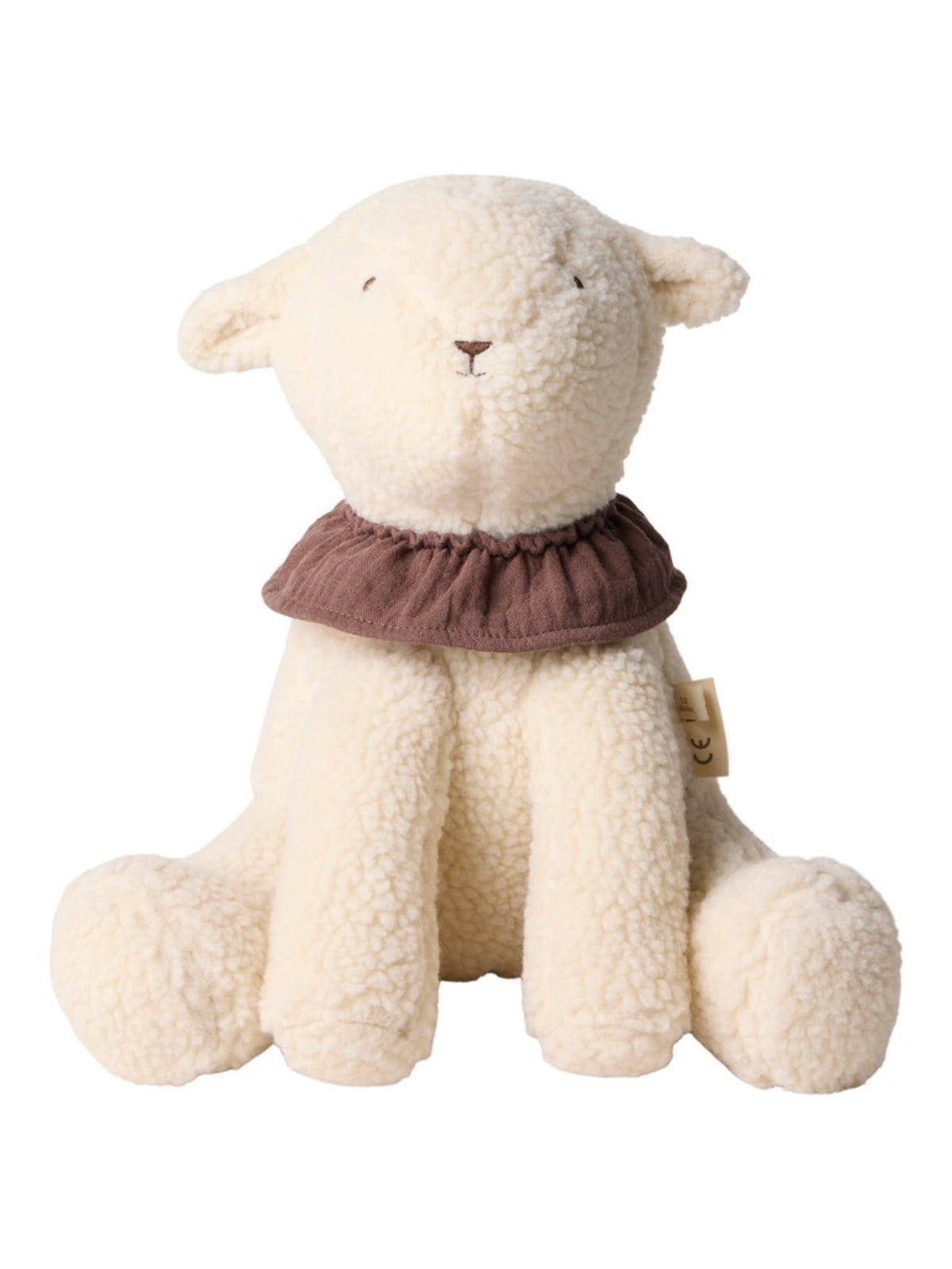 NBNNOA Doudou mouton en sherpa — Lil' Atelier — Turtledove — vue de face | Appart 17 Bruxelles