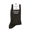 Chaussettes « Dancing Queen » pailletées — Félicie Aussi — Noir pailleté — photo produit | Appart 17 Bruxelles