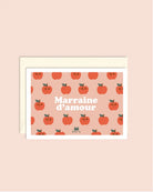 Carte famille illustrée tonton, marraine, papi, mamie — Ma Petite Vie — Marraine d'amour — packshot | Appart 17 Bruxelles