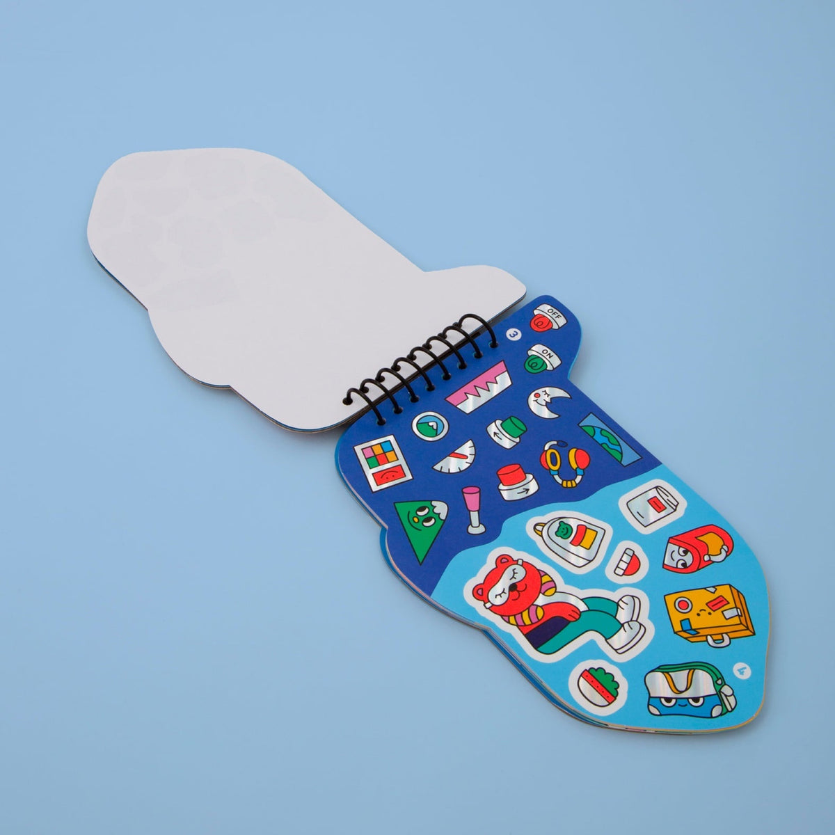 Carnet multi-activités à stickers, dès 4 ans — OMY — Vroom — autre vue 2 | Appart 17 Bruxelles