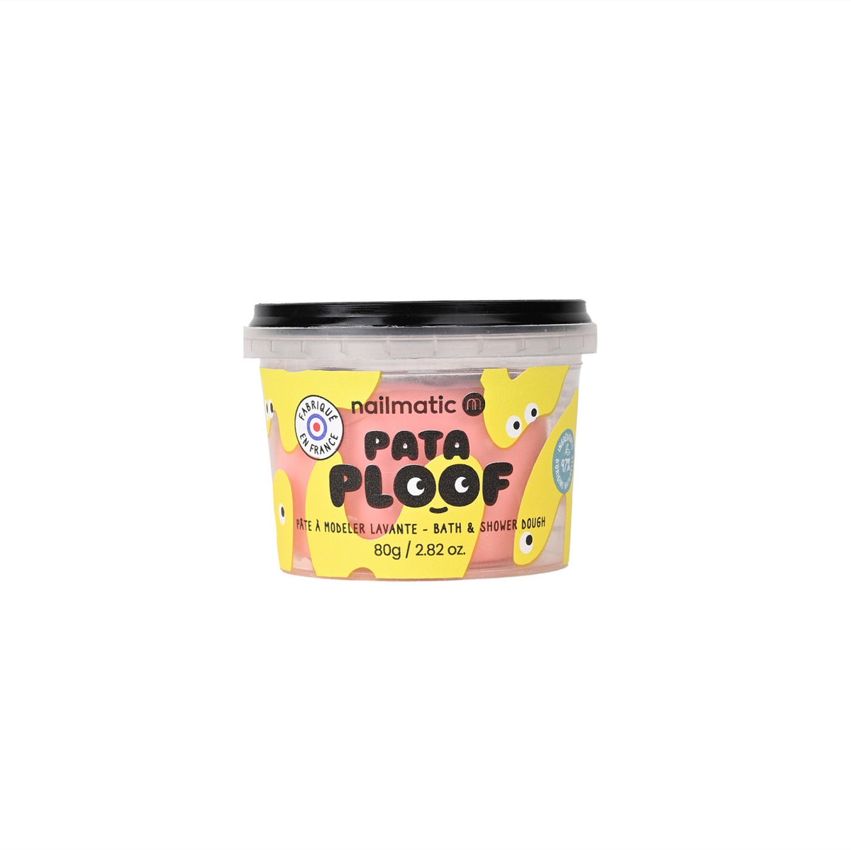 Pataploof, pâte à modeler lavante pour le bain 80 g — Nailmatic — Rose — packshot | Appart 17 Bruxelles