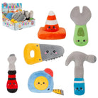 Peluche Softlings ultra-douce, fruits ou outils — OBILO — Outil de chantier, modèle au hasard — packshot | Appart 17 Bruxelles