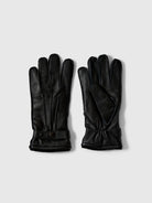 SLMPOUL Gants en cuir d'agneau doublés laine — Selected Homme — Black — packshot 2 | Appart 17 Bruxelles