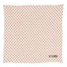 Lange en gaze de coton 105 × 105 cm — Atelier Wagram — Cœurs rouges — autre vue 3 | Appart 17 Bruxelles