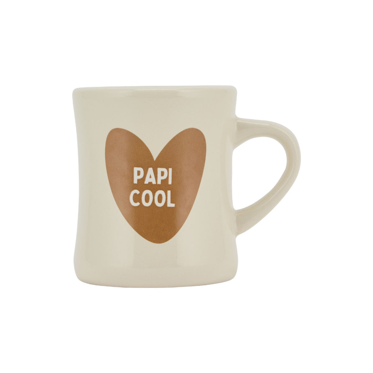 Mug céramique à message — Atelier Wagram — Papi cool — packshot | Appart 17 Bruxelles