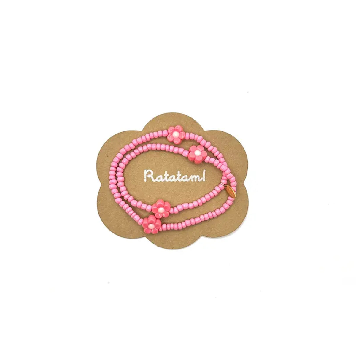Bague et collier fleurs élastiques pour enfant — Ratatam Kids — Collier, couleur au hasard — autre vue 3 | Appart 17 Bruxelles