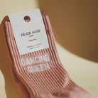 Chaussettes « Dancing Queen » pailletées — Félicie Aussi — Rose ballerine pailleté — photo produit | Appart 17 Bruxelles