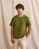 Faguo S26TS0111-KAK40 T-Shirt Lugny Kaki — Faguo