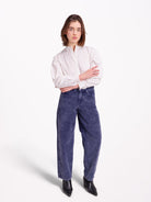 Fam Paris LENA Pantalon velours Navy – Fam Paris | Appart 17