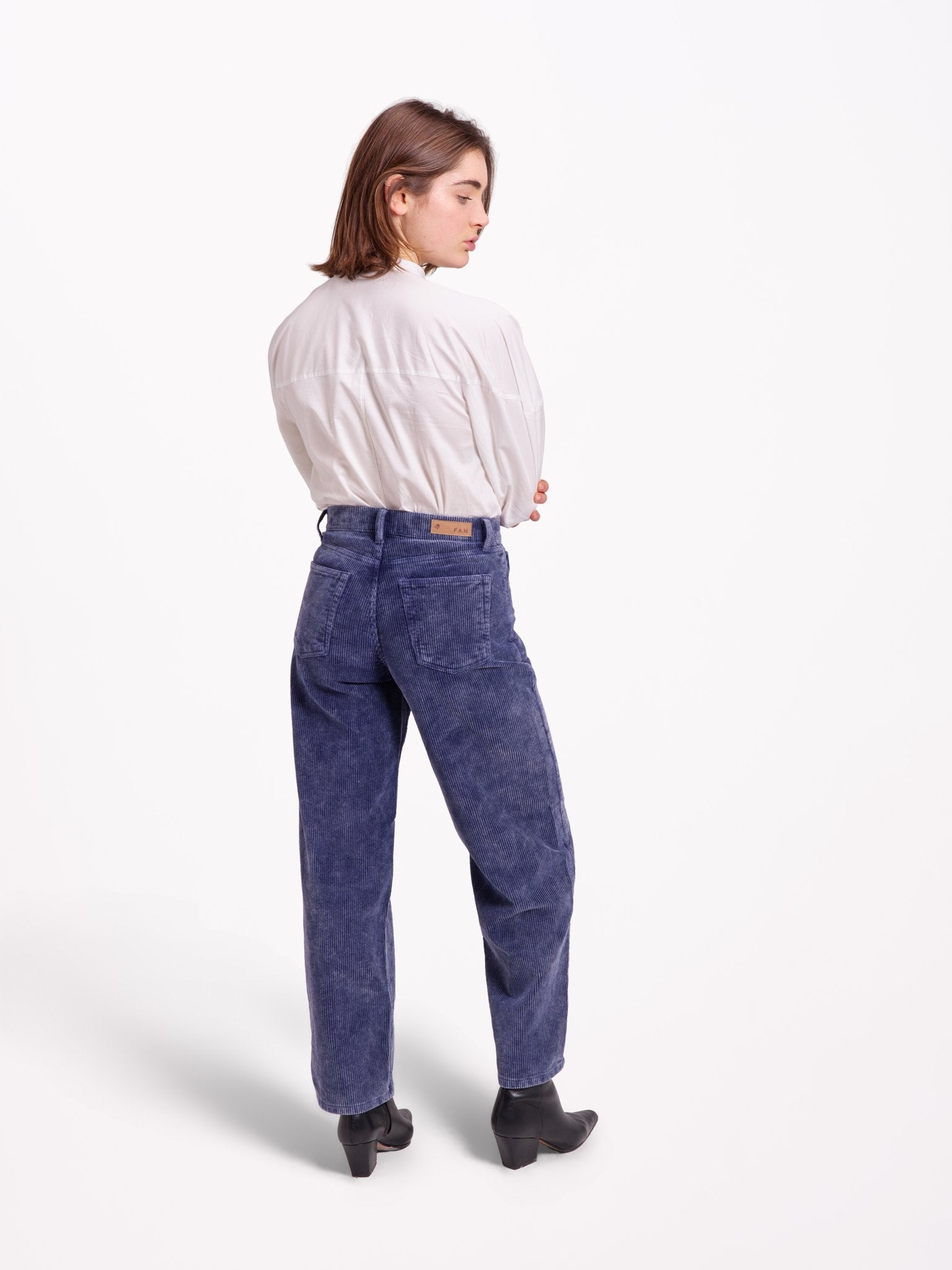 Fam Paris LENA Pantalon velours Navy – Fam Paris | Appart 17