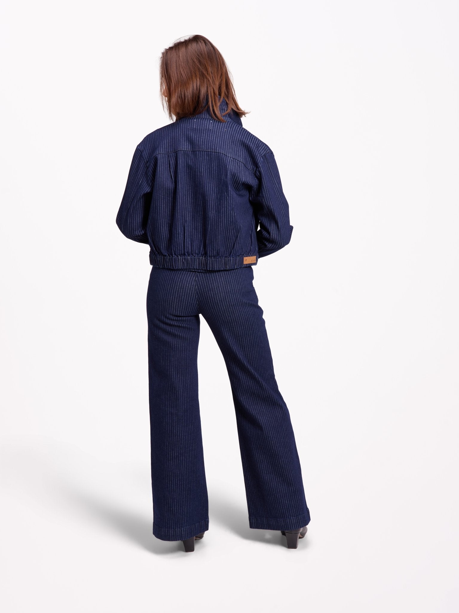 Fam Paris VALANCE Veste rayée Navy – Fam Paris | Appart 17