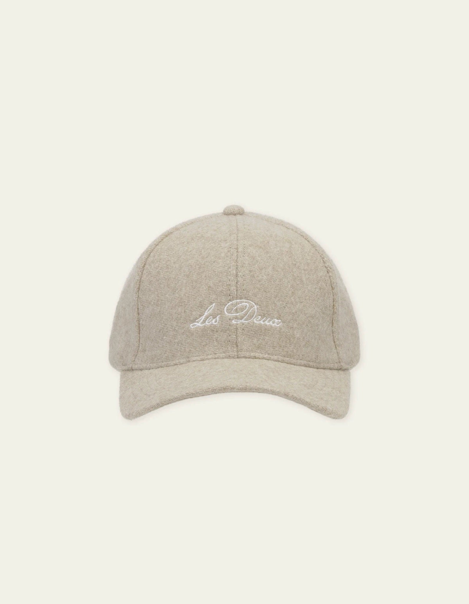 Signature Casquette en laine — Dark Sand — Les Deux