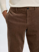 SLM190-REG Pantalon en velours côtelé — Chocolate Chip — vue 5