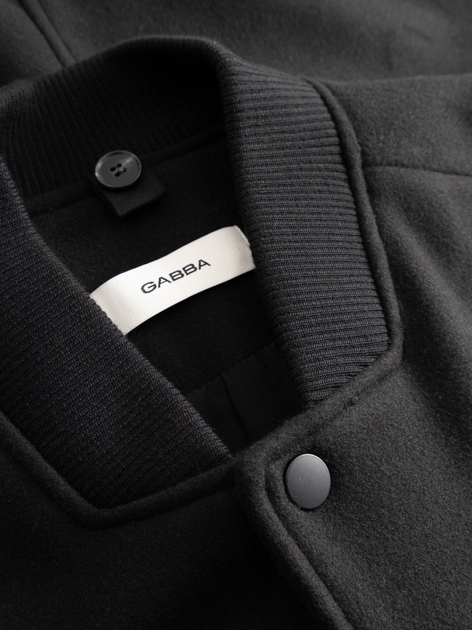 GABmatheo Bomber uni — Noir — vue 5