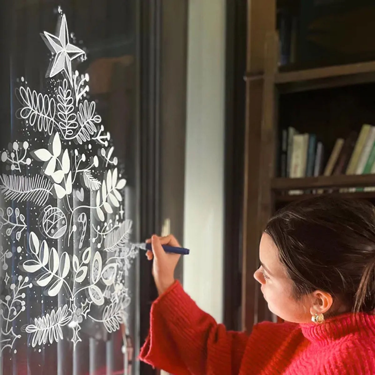 Kit de décoration de vitres de Noël, feutre effaçable — SuperPetit — Noël — autre vue 3 | Appart 17 Bruxelles
