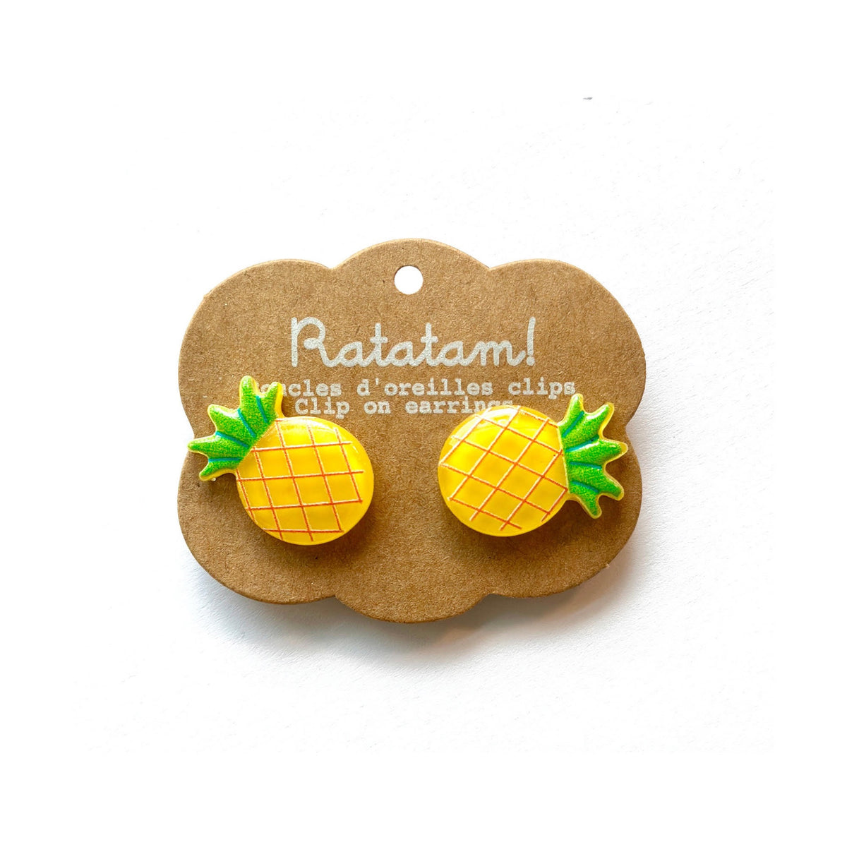 Boucles d'oreilles clip enfant, pack de 5 paires — Ratatam Kids — Fruits — autre vue 4 | Appart 17 Bruxelles