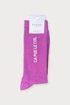Chaussettes ca pue le cul orchidee 40/45 — Félicie Aussi | Appart 17 Bruxelles