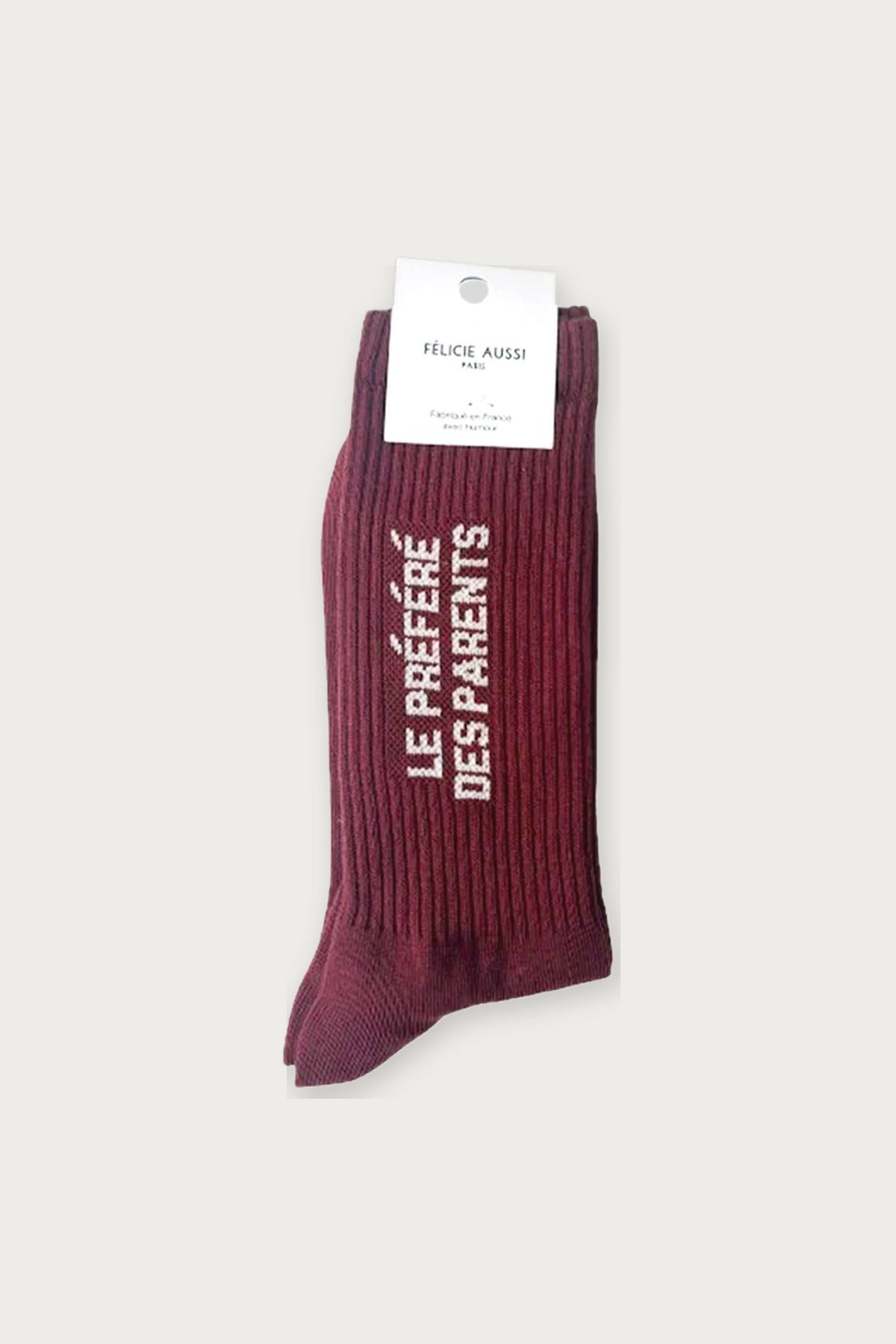 Chaussettes le prefere des parents rose 40/45 — Félicie Aussi | Appart 17 Bruxelles
