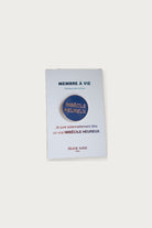 Pin's « Imbécile heureux » — Bleu — Félicie Aussi | Appart 17 Bruxelles