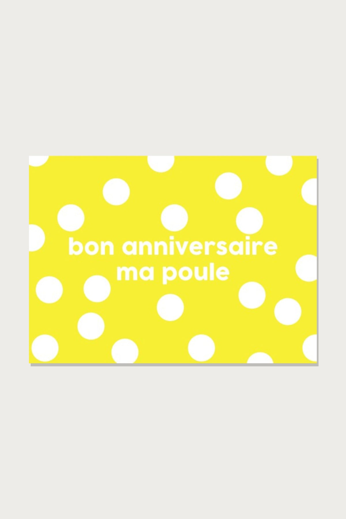 Carte animée 3D « Bon anniversaire ma poule » — Félicie Aussi | Appart 17 Bruxelles