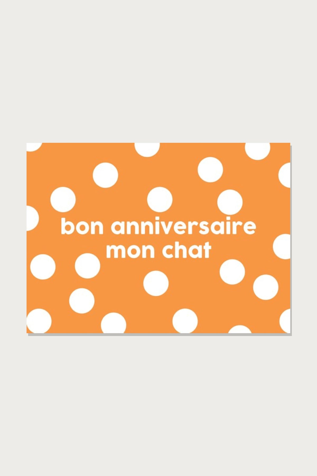 Carte animée 3D « Bon anniversaire mon chat » — Félicie Aussi | Appart 17 Bruxelles