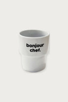 Gobelet « Bonjour chef » en porcelaine — Félicie Aussi | Appart 17 Bruxelles