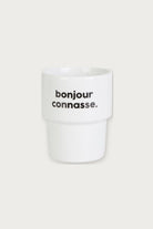 Gobelet « Bonjour connasse » en porcelaine — Félicie Aussi | Appart 17 Bruxelles