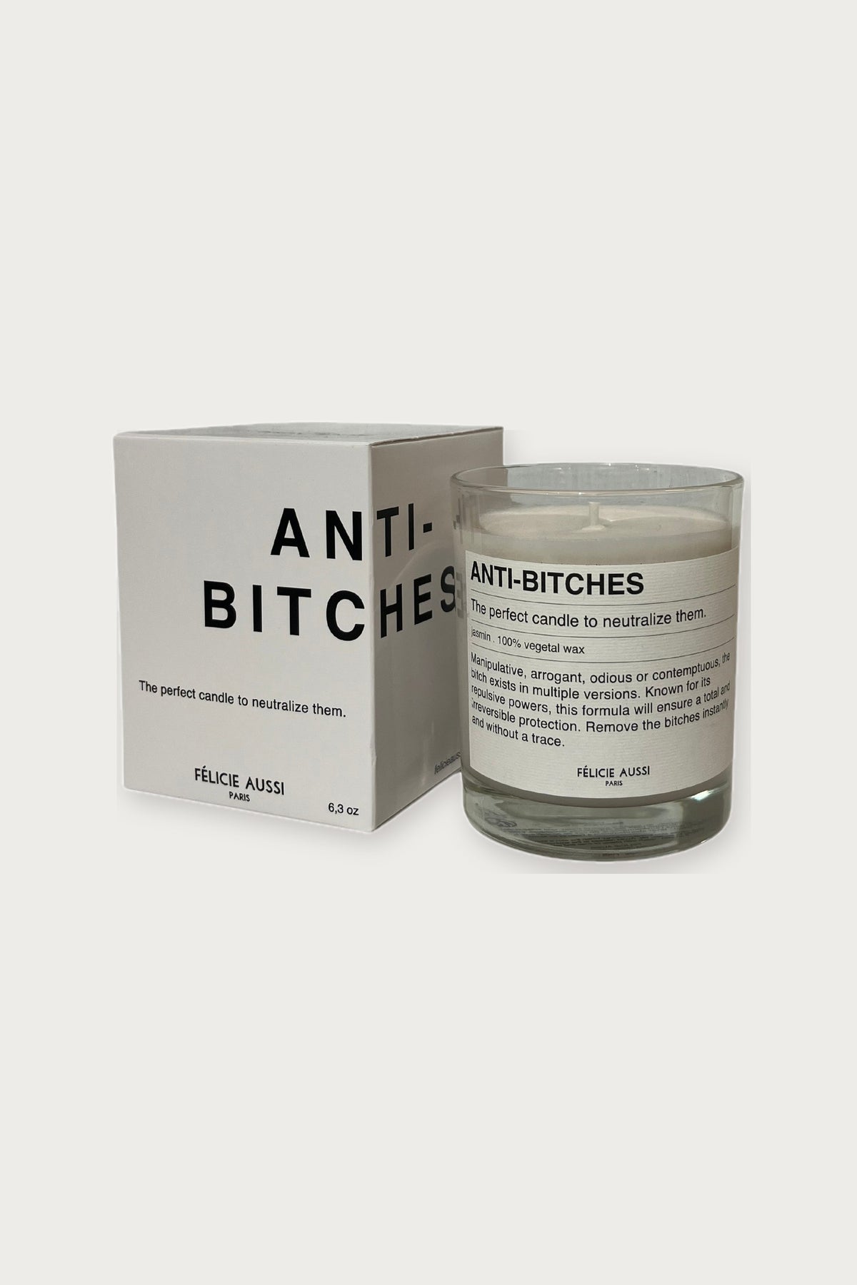 Bougie anti bitches — Félicie Aussi | Appart 17 Bruxelles