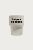 Gobelet « Bonjour ma gueule » en porcelaine — Félicie Aussi | Appart 17 Bruxelles