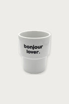 Gobelet « Bonjour Lover » en porcelaine — Félicie Aussi | Appart 17 Bruxelles