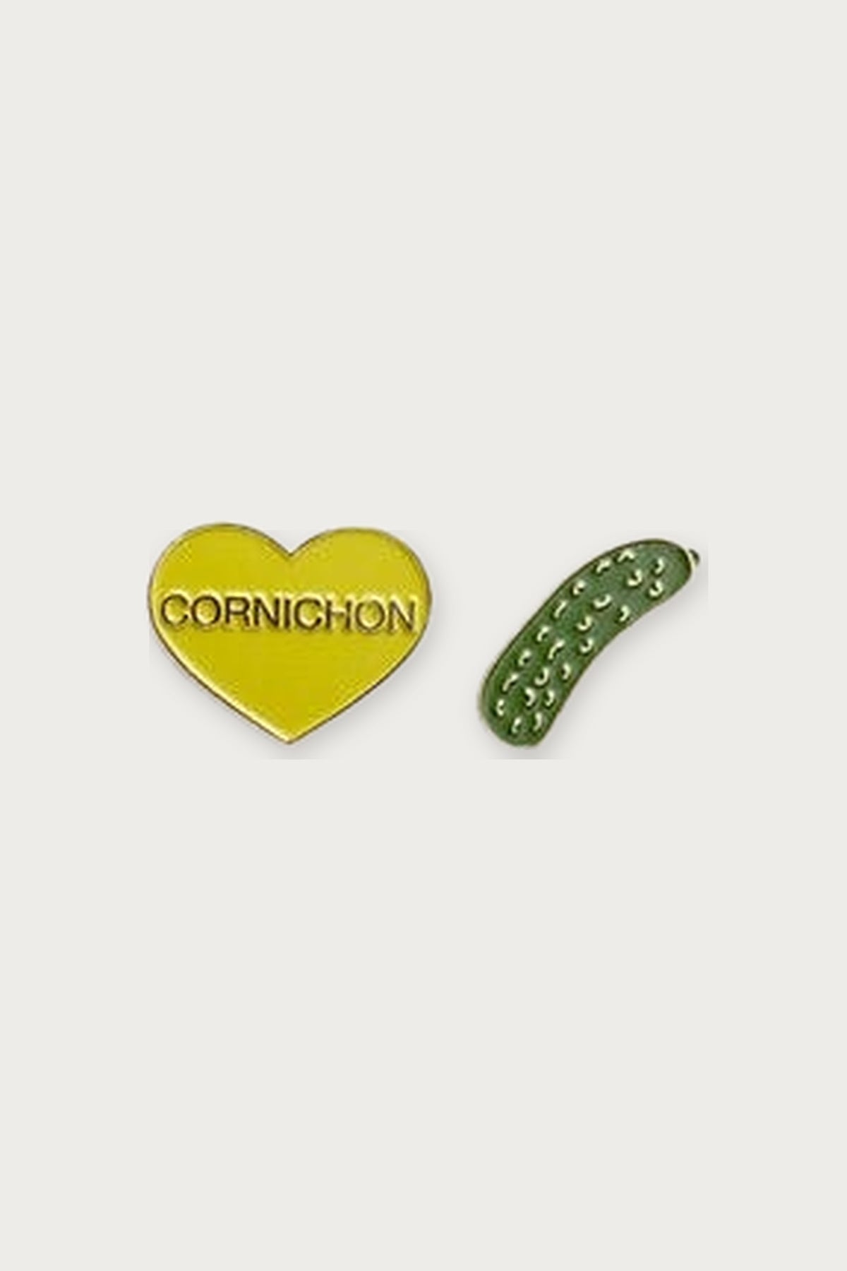 Duo de pin's « Cornichon » — Félicie Aussi | Appart 17 Bruxelles