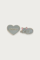 Duo de pin's « Chaton » — Gris — Félicie Aussi | Appart 17 Bruxelles