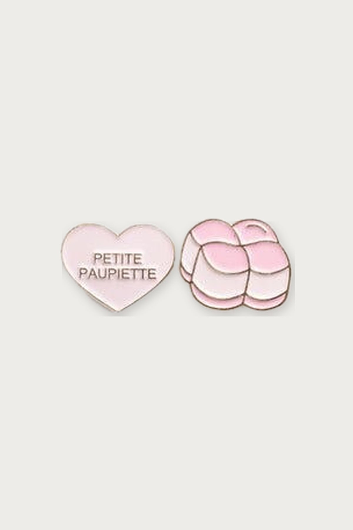 Duo de pin's « Paupiette » — Rose — Félicie Aussi | Appart 17 Bruxelles