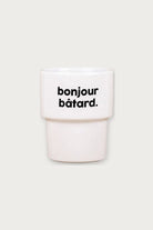 Gobelet « Bonjour batard » en porcelaine — Félicie Aussi | Appart 17 Bruxelles