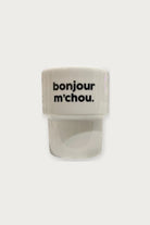 Gobelet « Bonjour m'chou » en porcelaine — Félicie Aussi | Appart 17 Bruxelles