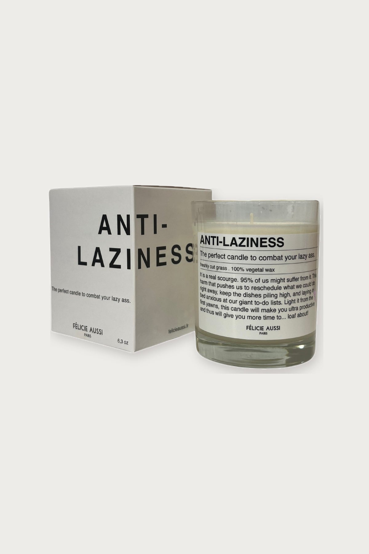 Bougie anti laziness — Félicie Aussi | Appart 17 Bruxelles
