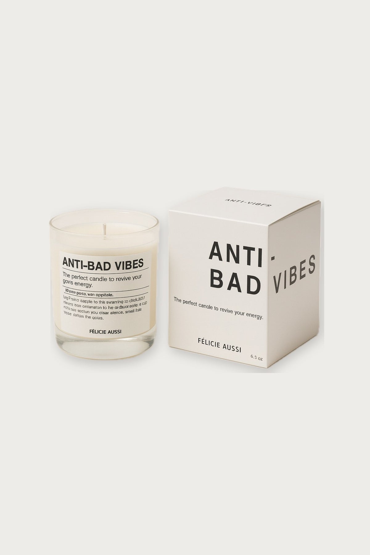 Bougie anti-bad vibes — Félicie Aussi | Appart 17 Bruxelles