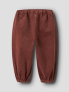 NMFONELLAS Pantalon ample en velours côtelé fille — Lil' Atelier — Mahogany — autre vue 2 | Appart 17 Bruxelles