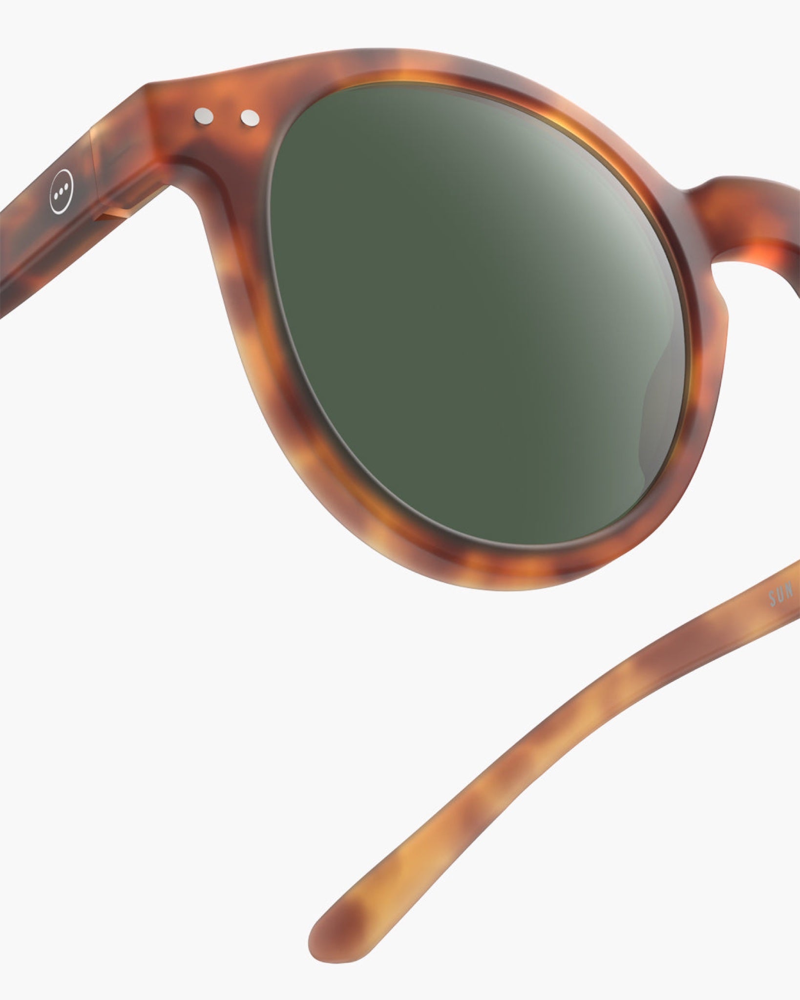 Lunettes de soleil rondes oversize #M Havane – Izipizi | Appart 17