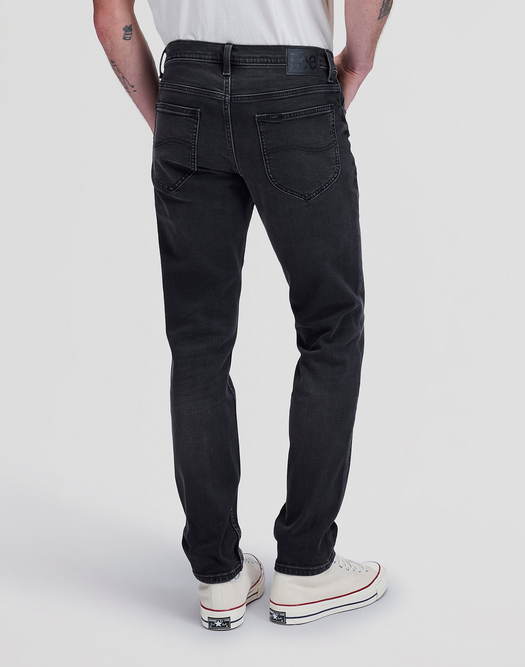 Jean Lee Luke slim tapered Asphalt Rocker — Homme Appart17