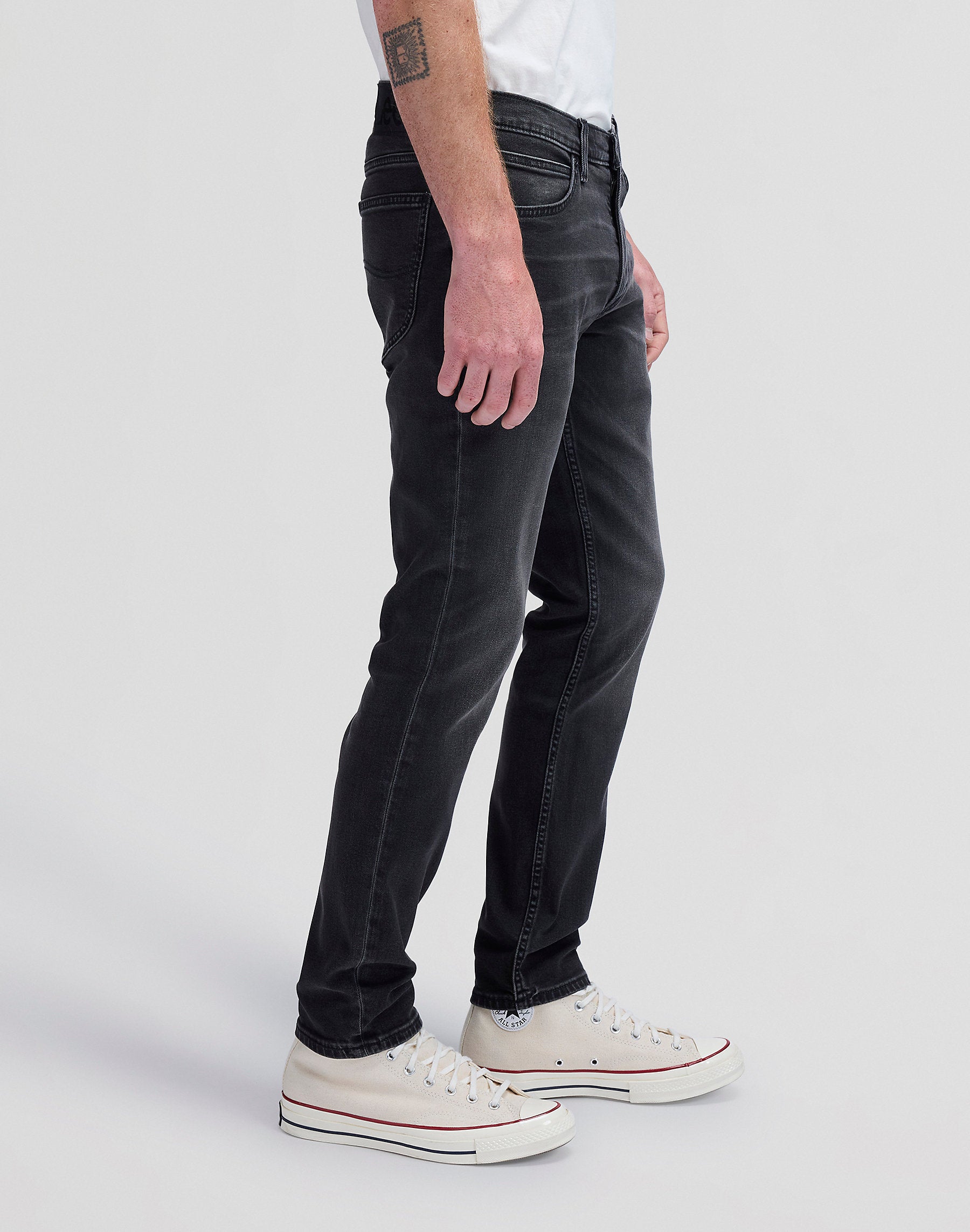 Jean Lee Luke slim tapered Asphalt Rocker — Homme Appart17