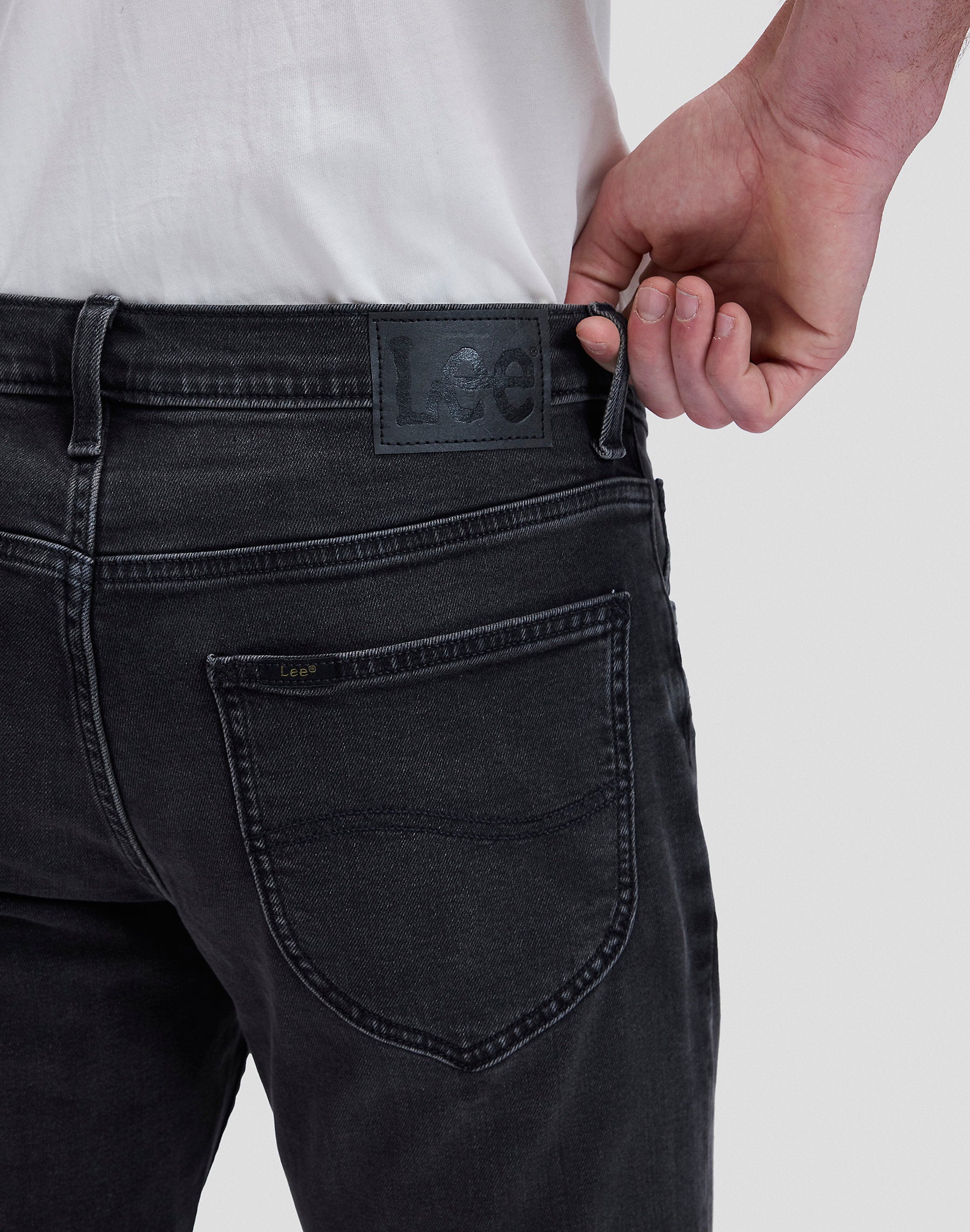 Jean Lee Luke slim tapered Asphalt Rocker — Homme Appart17