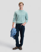 Sweatshirt Lee Patch Crew Desert Sage — Homme Appart17