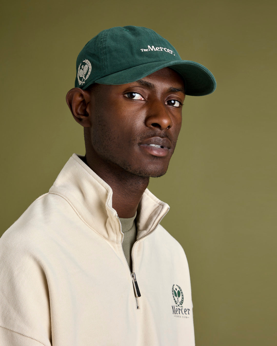 Tennis Cap Green — Mercer Amsterdam Green Appart17