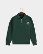Tennis Quarter Zip Green — Mercer Amsterdam Green Appart17